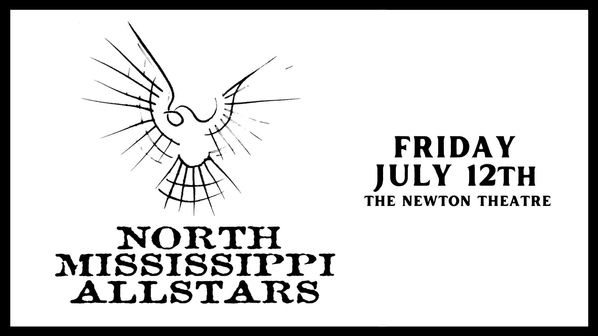North Mississippi Allstars playing The Newton Theatre on Friday, July 12th