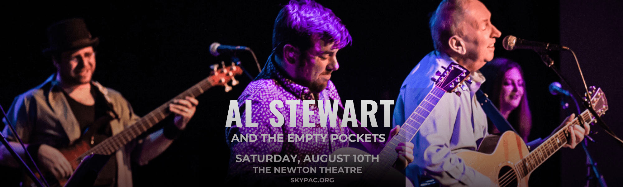 Al Stewart & The Empty Pockets plays The Newton Theatre on Saturday, August 10th.