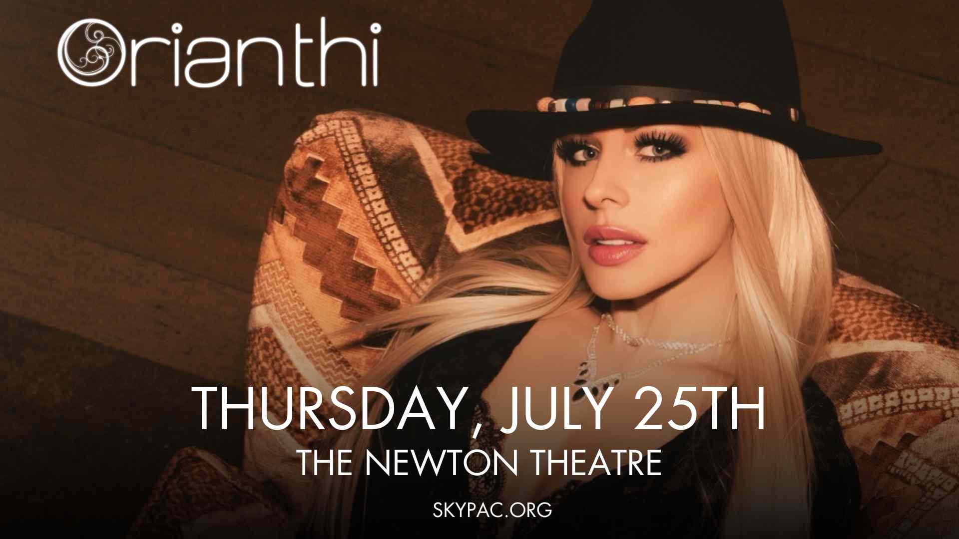 Orianthi comes to The Newton Theatre on Thursday, July 25th.