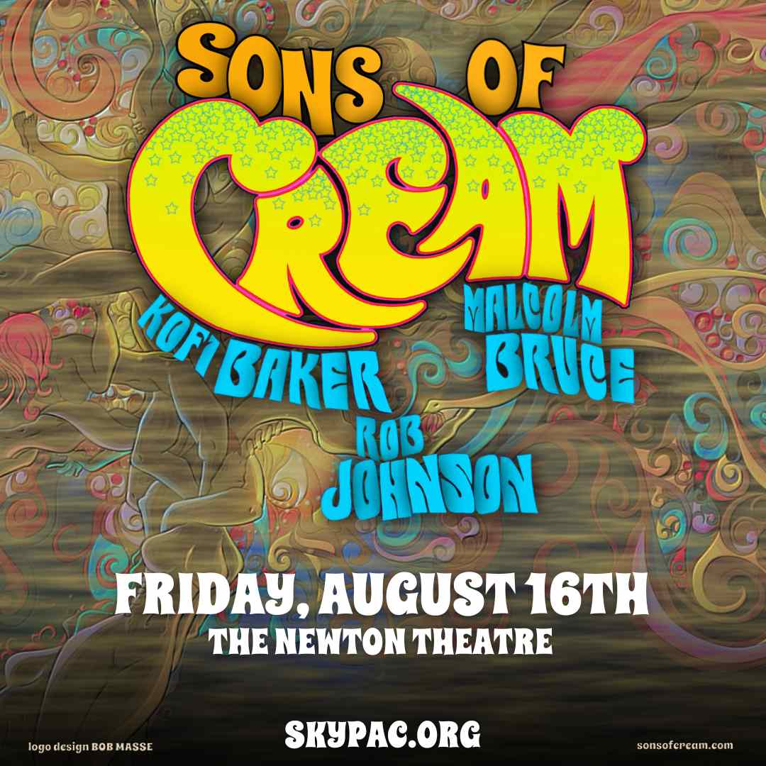Sons of Cream comes to The Newton Theatre on Friday, August 16th.