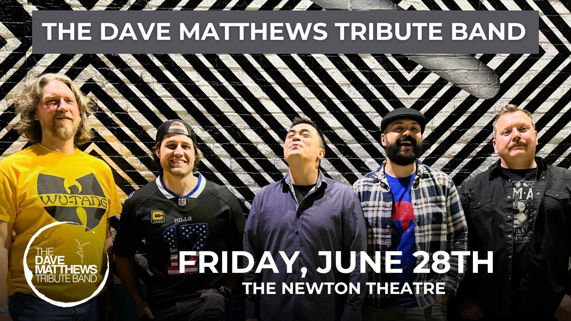 The Dave Matthews Tribute Band plays The Newton Theatre on Friday, June 28th.