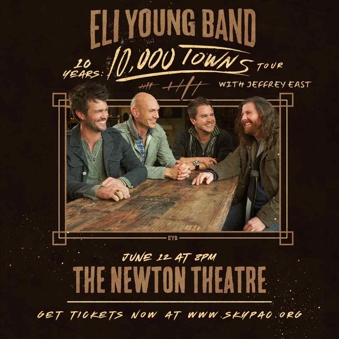 Eli Young Band comes to The Newton Theatre on Wednesday, June 12th.
