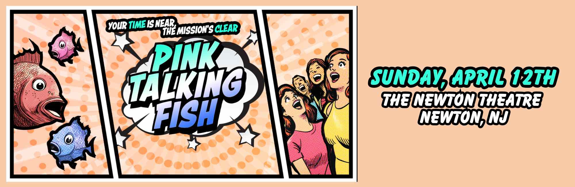 Pink Talking Fish playing the music of Pink Floyd, Talking Heads and Phish at The Newton Theatre