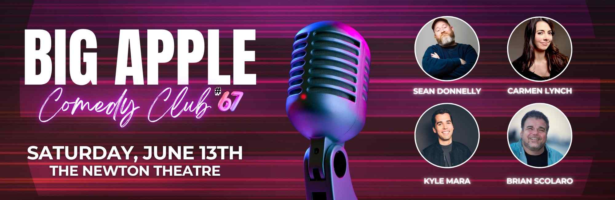 Big Apple Comedy Club comes to The Newton Theatre