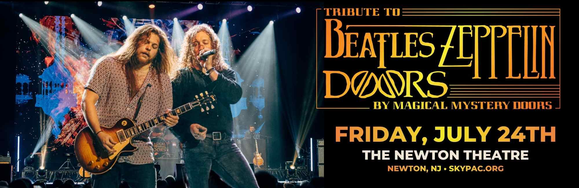 Magical Mystery Doors pay tribute to Beatles, Led Zeppelin and The Doors at The Newton Theatre